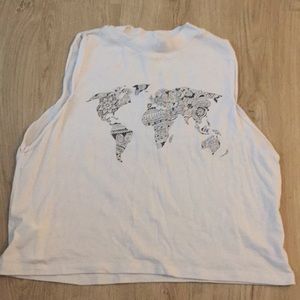 High neck muscle tank